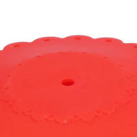 Tapa de silicona para alimentos, bonita funda de taza resistente al calor con dibujos animados para cocina y oficina, color rojo - details 1