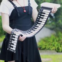 Piano Eléctrico Portátil IRIN De 49 Teclas Silicona Rollo Mano Instrumento Musical Foldable Para Principiantes Organ Eléctrico - details 2