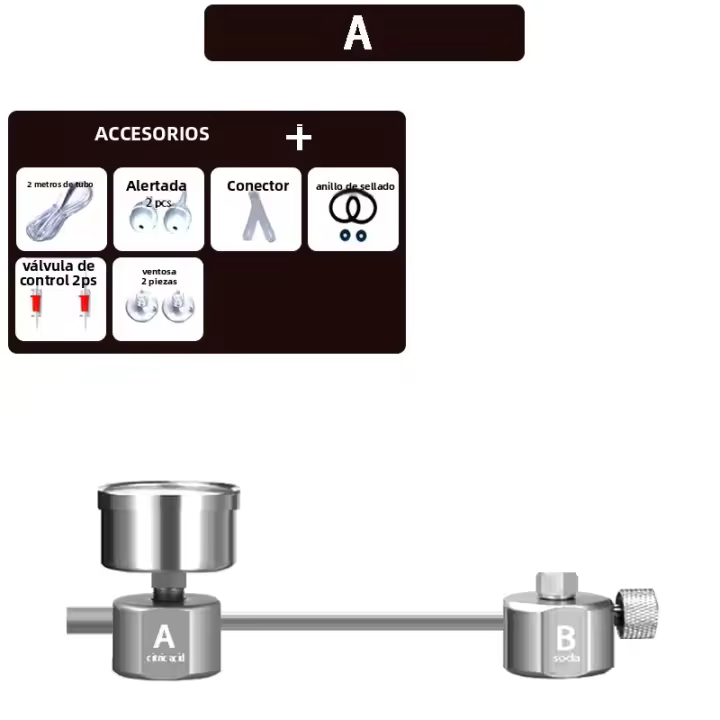 Kit De Generador De CO2 Para Acuario ZRDR DIY Con Contador De Burbujas Y Válvula De Solenoide Para El Crecimiento De Plantas Acuáticas - 1