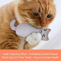Juguete De Ratón De Algodón Para Gatos Con Sonido De Raspadura Juguete Para Morder Y Masticar Para Gatos Juguetes De Ratón De Algodón Para Gatos - details 9