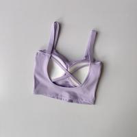 Sudadera Deportiva Para Mujer Transpirable Con Almohadillas Fijas Anti-sudoración Top De Fitness Yoga Brassiere Push up Para Gimnasio Top De Ejercicio - details 9