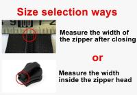 Kit De Reparación De Cremalleras Universales Cabeza De Cremallera Desmontable Rápida Y Instantánea Para Chaquetas Bolsos Abrigos Material Plástico Auto Bloqueo - details 7