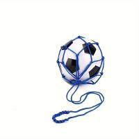 Bolsa De Entrenamiento Para Fútbol Portátil 1pc Durable De Nylon Fácil De Transportar Para Hombres Y Mujeres Sin Balón Incluido - details 1
