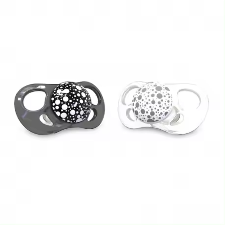 TWISTSHAKE CHUPETE BLANCO Y NEGRO 0-6 M 2 U - 1