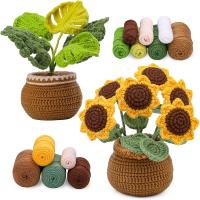 Kit De Crochet Para Principiantes Con Video Tutorials Incluidos Kit De Tejer Para Comenzantes Con Flores Material De Lana - details 4