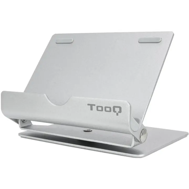 Tooq Soporte de Mesa Ajustable y Giratorio para Smartphone/Tablet Plata - 1
