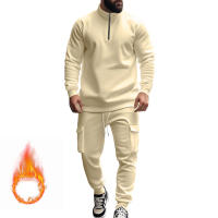 Conjunto Deportivo Casual Para Hombres Verano Otoño Invierno Con Cierre De Cremallera Y Veludo Tejido De Poliéster Talla S a XXXL - details 182
