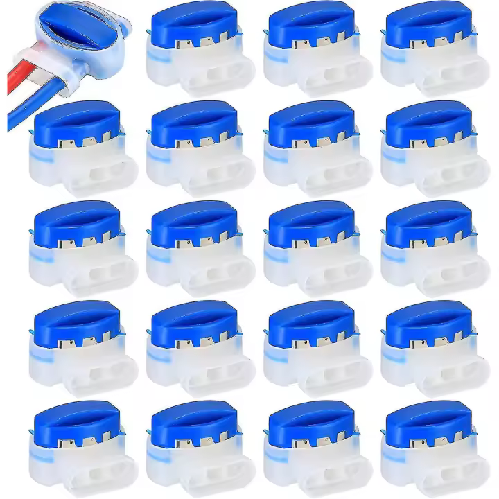 20 unidades de conectores de cable llenos de resina para robot cortacésped Automower - 1