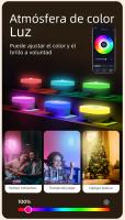 Lámpara De Pared Inteligente LED WiFi Tuya Con Sensor De Movimiento PIR Luz Nocturna Blanca Cálida Y RGB Control Remoto Por App Compatible Con Alexa Y Google Home - details 3