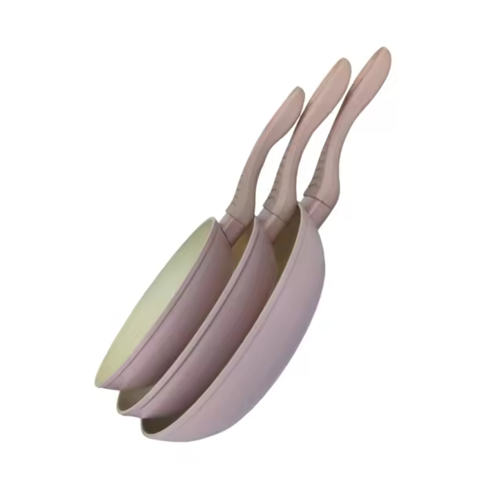 Set de 3 Sartenes 20/24/28cm Revestimiento antiadherente a la piedra Shiro -  SET X3 SARTENES - 1