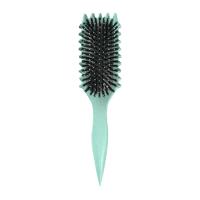 Cepillo de definición de rizo, cepillo de definición de rizo, cepillo de pelo de cerdas de jabalí, cepillo de peinado para desenredar y dar forma, menos tracción - details 0