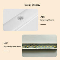 Luces Nocturnas Recargables Brillantes Con Sensor De Movimiento 3 Colores Dimmer Para Armario De Cocina Y Estante Bajo - details 4