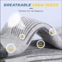 5 Pares De Calcetines Deportivos Para Hombre Calcetines De Calf Performance Algodón Transpirable Para Correr Y Actividades Al Aire Libre - details 5