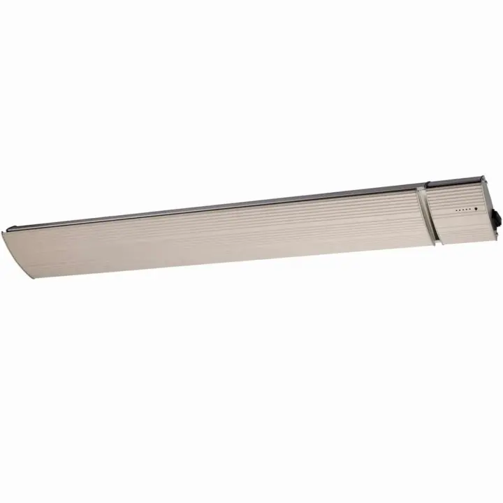 Sined Heat White 3200 Radiador Infrarrojo Exterior De Aluminio 3200W Blanco Sin Emisión De Luz Element Calentador De Aluminio Extruido Revestimiento Cerámico Mando a Distancia Ip65 - 1