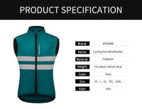Chaleco Ciclismo Para Hombre WOSAWE Vestido Sin Mangas Ligero Y Windproof Para Deportes Al Aire Libre MTB Vestido Contra El Viento - details 4