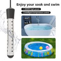 UE: Calentador de agua de inmersión de 30000 W, calentador de agua eléctrico portátil con acero inoxidable 304, termómetro y protección de seguridad, calienta rápidamente 5 galones de agua en minutos, apto - details 0