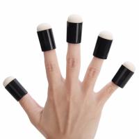 10pcs Casco De Esponja Para Dedo En Forma De Dauber De Terciopelo Para Pintura Tinta Estampado Cera Herramienta De Arte DIY 15*32mm - details 2