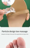 Nuevos Almohadillas De Silicona GEL Para Punta Del Pie Antideslizantes Para Sandalias Y Zapatos Cómodas Absorción De Choque Cuidado Del Pie - details 5