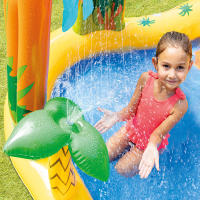 INTEX - Centro juegos hinchable 249x191x109 cm, hinchable de dinosaurio, con dispensador de agua, con tobogán, 212 litros, Hasta 81 kg - details 2