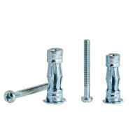 Juego De Tornillos De Anclaje Para Pared De Acero Con Recubrimiento De Zinc Molly Hollow Drive Soporte Metálico Para Drywall Fuerte Y Duradero - details 5