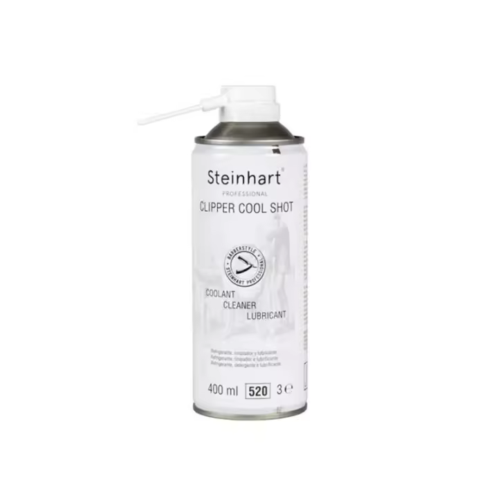 Steinhart clipper cool shoot (m3550350), refrigerante, limpiador y lubricante para máquinas cortapelo. - 1