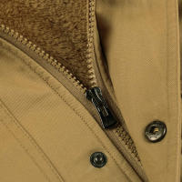 Chaqueta De Motocicleta De Algodón Tejida Con Lana Gruesa Talla Grande Estilo Moda Impermeable Y Cálida Con Cuello Erguido Para Hombres - details 8