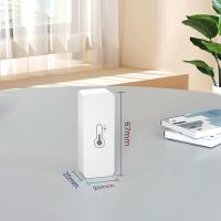 Sensor De Temperatura Y Humedad Inteligente AVATTO Tuya WIFI Medidor De Clima Para El Hogar Con Alexa Google Home Batería Recargable - details 6