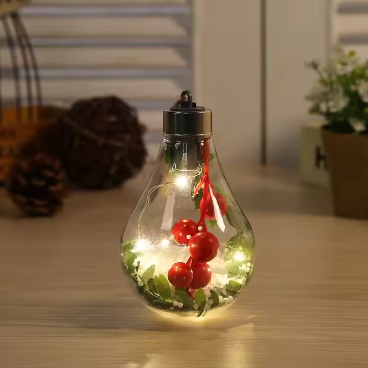 Lámpara De Noche Decorativa De Navidad Con Luces LED Adornos Colgantes Para Fiesta Y Boda Año Nuevo Decoración De Casa - 1