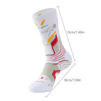 Pareja De Calcetines De Baloncesto Para Adultos Con Altura Alta Y Tubo Largo Calcetines Deportivos De Algodón Grueso Para Correr - details 3