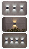 Lámpara Solar LED Exterior Impermeable Iluminación De Pared Para Jardín Y Courtyard Luz Solar Moderna Decoración De Hogar - details 6