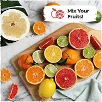 Exprimidor de Naranja Electrico 350W, Exprimidor de Zumo con Mango para Presionar, Exprimidor de Limon con Palanca Easy Press, Exprimidor de Citricos Con Brazo de Prensar, Cuerpo Acero con Deposito de 400ml - details 3