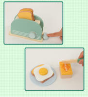 Máquina De Panadería Para Niños Juguete Educativo De Madera Clásico Para Juego De Rol De Casa De Cocina Regalo De Navidad Simulación Para Niños De 3 a 12 Años - details 1