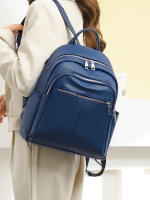 Mochila de viaje urbana sencilla de PU para mujer - details 20