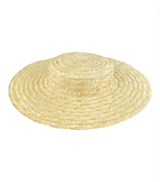 Canotier Paja Trenzada 100% Natural Milano - 1