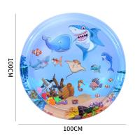 Alfombra De Juego Sensorial De Agua Para Gatos Y Perros Inflable Con Tema De Mar Oceano Juguete Sensorial Para Mascotas - details 1