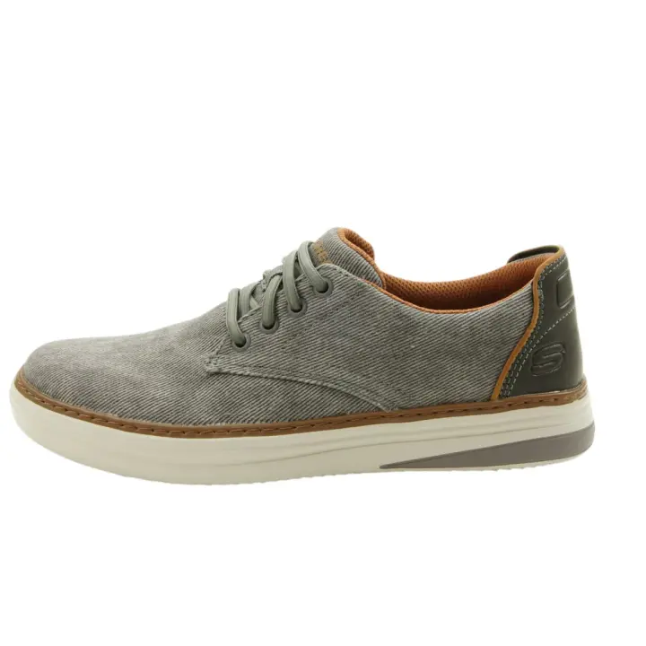 Skechers mod. 205135 zapato sport para hombre en tejano, cordones - 1