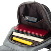 Mochila Bolso Bandolera Negro para Mujeres y Chicas de Nylon Viaje Casual Escolares Moda - details 4