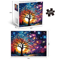 Rompecabezas De 1000 Piezas Con Illusion De Gato Persa Mariposa Y Árbol De La Vida Regalo Festivo Decoración Del Hogar Juego De Tablero Para Adolescentes Y Adultos Unisex - details 6