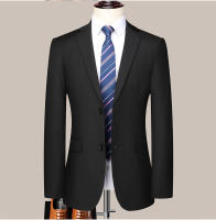 Traje De Boda Para Hombre Estilo Coreano Ajustado Dos Botones Conjunto Formal Con Pantalones De Alta Calidad Para Todas Las Estaciones - details 3