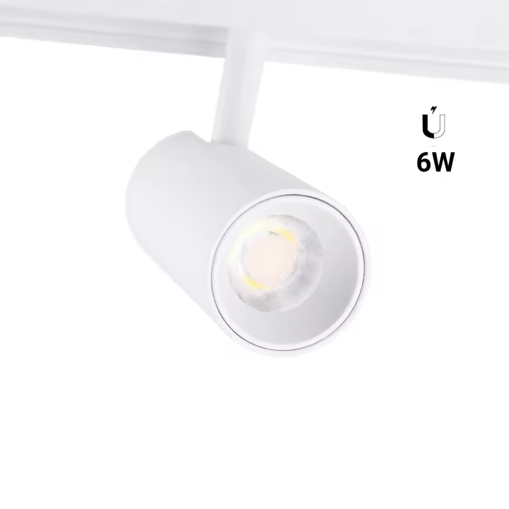 Barcelona LED Foco LED para carril magnético 48V - 6W - Blanco - 1