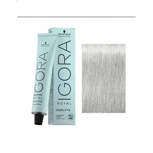 Tinte Igora Royal Hihgtlifts 10-21 Rubio Platino Humo Ceniza 60 ml. Schwarzkopf - 1