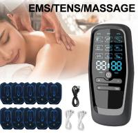 EMS decenas Unidad estimulante muscular profesional portátil Cuerpo Eléctrico masajeador para el color de la espalda, de Cuello, de cuerpo - details 2