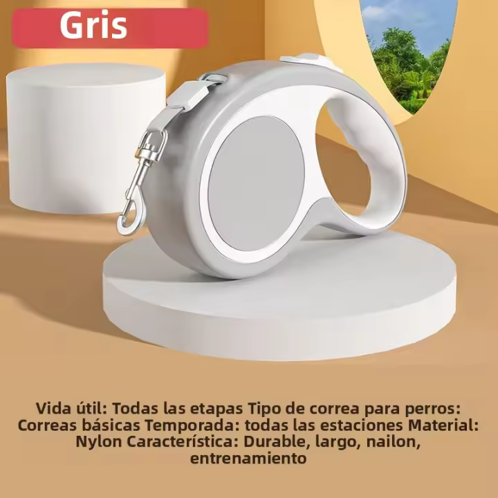 Correa Retráctil Para Perros De Tamaño Pequeño Y Grande Accesorios Ajustables Y Duraderos Para Caminar Y Senderismo Bulldog 3m 5m 8m 50kg - 1