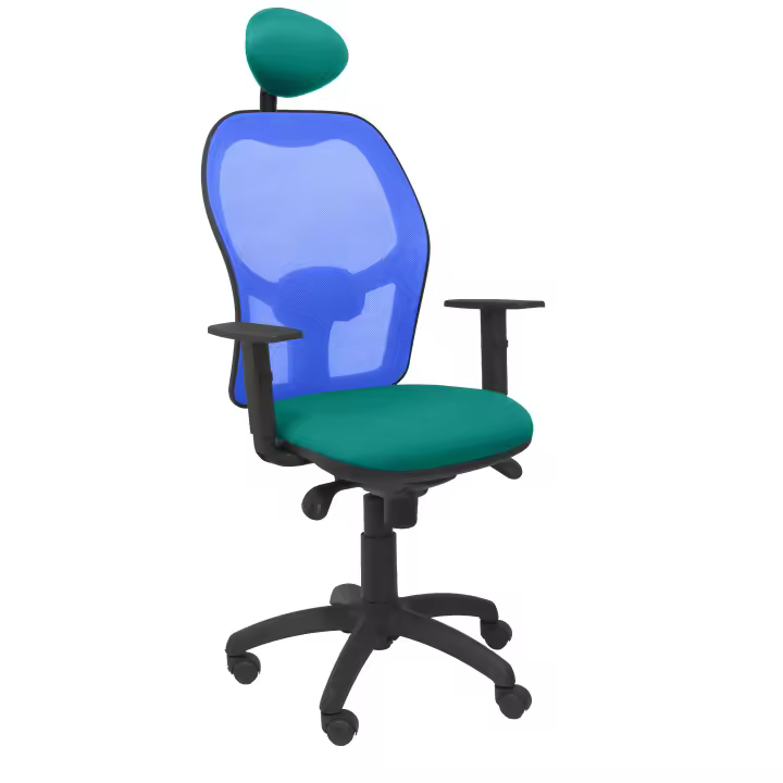Silla de Oficina Ergonómica Piqueras Y Crespo con Malla Transpirable y Cabecero Fijo - 1