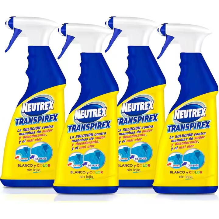 NEUTREX TRANSPIREX ADITIVO ROPA PISTOLA 600ML SIN LEJIA PACK X4 - 1