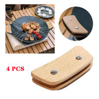 Manija De Barbacoa De Madera Antiaderente Y Resistente Al Calor Para Sartén De Barbacoa Y Plancha Camping Al Aire Libre - details 3