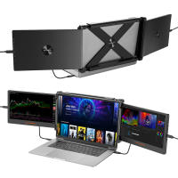 GTMEDIA MATE X Monitor Portátil Doble Pantalla Extensible para Portátiles 13 a 17.3", Extensor de Pantalla Triple 11.6" 1920*1080 IPS, Frecuencia de Actualización 60Hz, Ángulo Visión 178°, Tipo-C/USB/HDMI Plug and Play para Portátil/Teléfono/PS5/Switch - details 0
