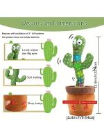 Juguete De Cactus Que Danza Y Habla Para Bebés Niños Y Niñas Registra Y Repite Lo Que Dice Juguete Vocal Para Niños Y Niñas - details 6