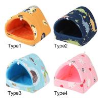 Cama De Hamster Cómoda Para Pequeños Animales Algodón Suave Nido Caliente Para Conejo Ardilla Tamaño S/M/L/XL Accesorios De Jaula - details 1
