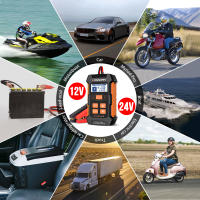 KONNWEI KW520 Herramienta De Reparación De Batería De Coche Automática 12V 10A 24V 5A Para Baterías De Agua Y Ácido Gel Lithium - details 11
